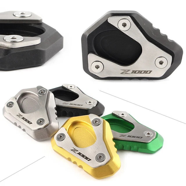 Kickstand Side Stand Plate Pad For Kawasaki Z1000 2010-2018 2017 2016 2015 2014