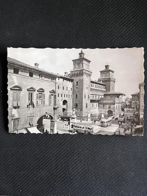Cartolina  Ferrara- Corso Roma -Filobus - Viaggiata