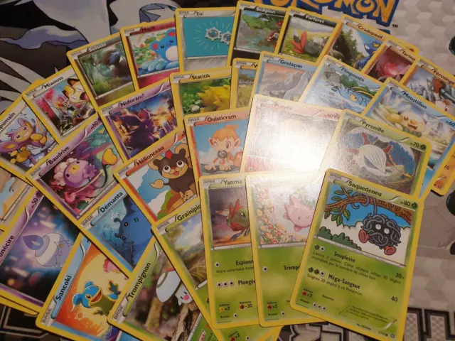 lot de 31 cartes pokemon XY11 Offensive vapeur comme neuve liste en description