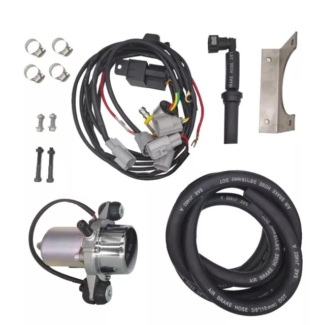 99% NEW Universal Power Brake Booster 12V Electric Vacuum Pump Kit EVP28