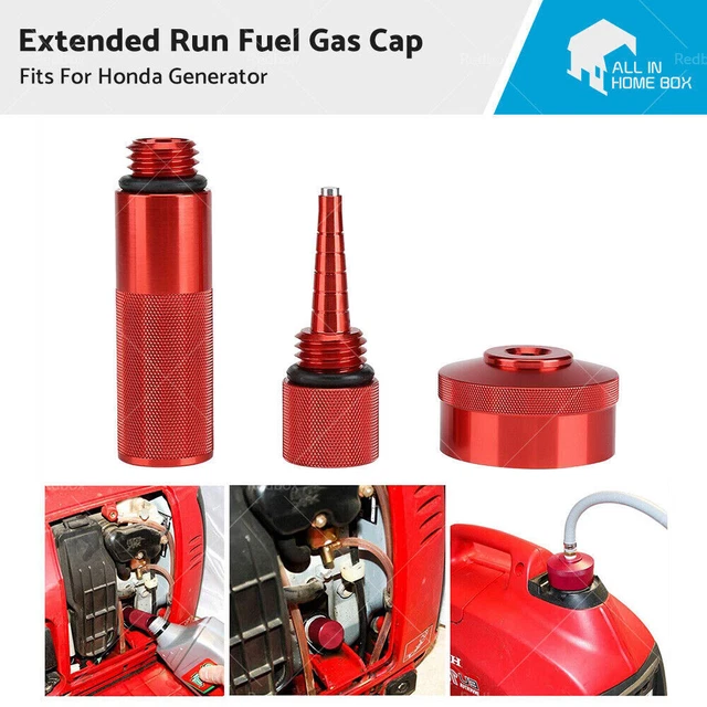 EXTENDED RUN FUEL Gas Cap Funnel Fit For Honda Generator EU2000i 1/4