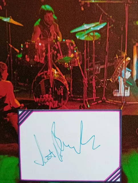 JET BLACK THE STRANGLERS  signed Card And a Letter  From STRANGLERS OFFICE 2007 2