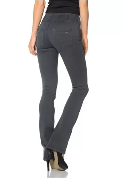 Arizona Jeans Ultimate Shaper NEU Gr.34-36 Damen Stretch Denim Grau Hose L32