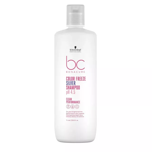 Schwarzkopf BC Bonacure Color Freeze Silver Shampoo pH 4.5 1000ml