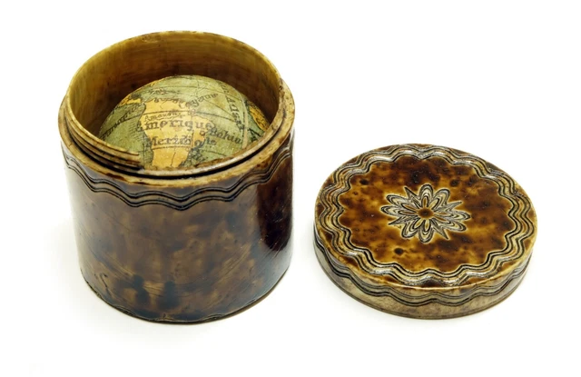 1880ca - Anonimous Tasca Globe Miniatura 3.2cm. IN Scatola