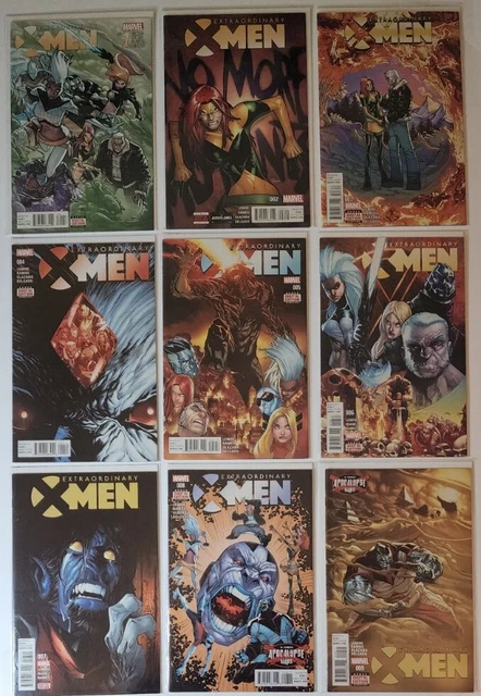 EXTRAORDINARY X-MEN (2016) 1 2 3 4 5 6 7 8 9 VF/NM HUMBERTO RAMOS 9 book lot