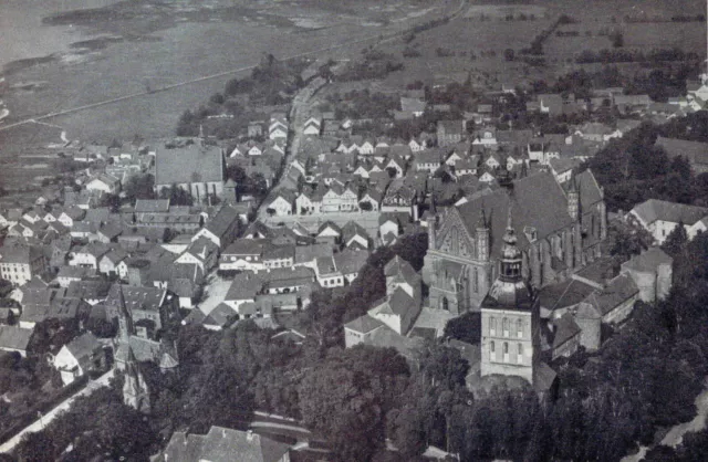 Frauenburg/ Frombork- Der Dom in der Vogelschau (Ostpreußen) 1936