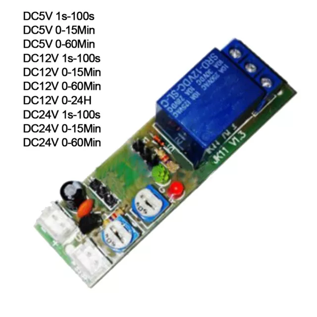 DC 5V/12V/24V Multifunktionales Relaismodul zum Steuern von Pumpen Ventilen usw