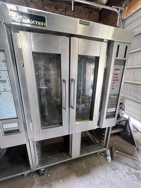 Baxter Hobart Gas mini rack oven steam injected bakery bread H0300E Stand