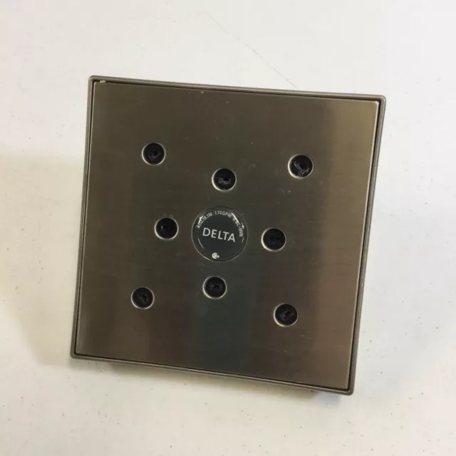 Delta Faucet RP62283SS Stainless Steel Square Single-Spray Shower Head Used
