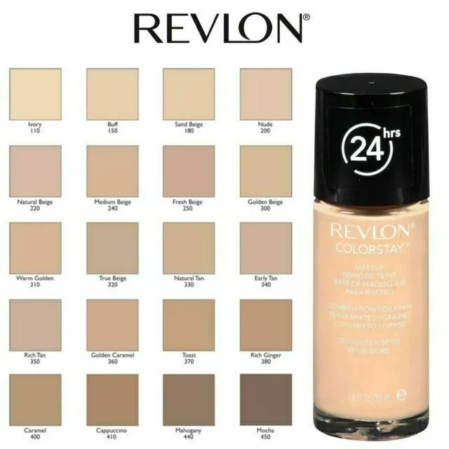 Revlon ColorStay 24 Hr Makeup Foundation Combination/Oily Skin Choose Your Shade