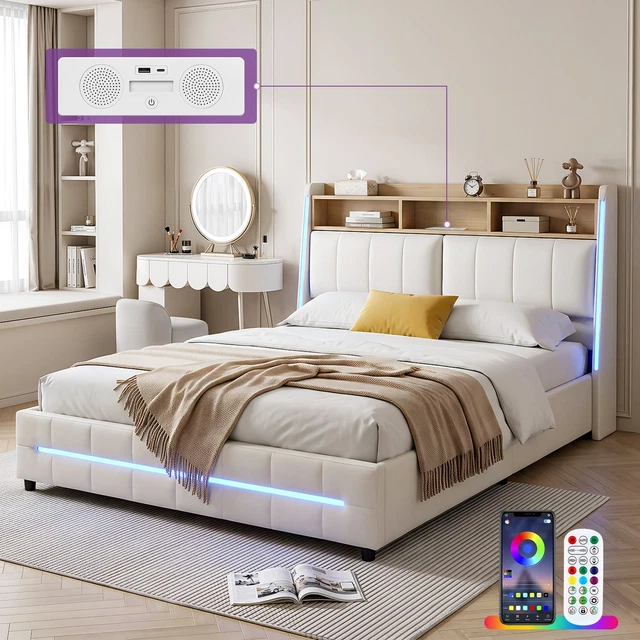 CHARGING OTTOMAN LIFT Gas Led Up Storage 4ft6 Station Owntlmo and With ...