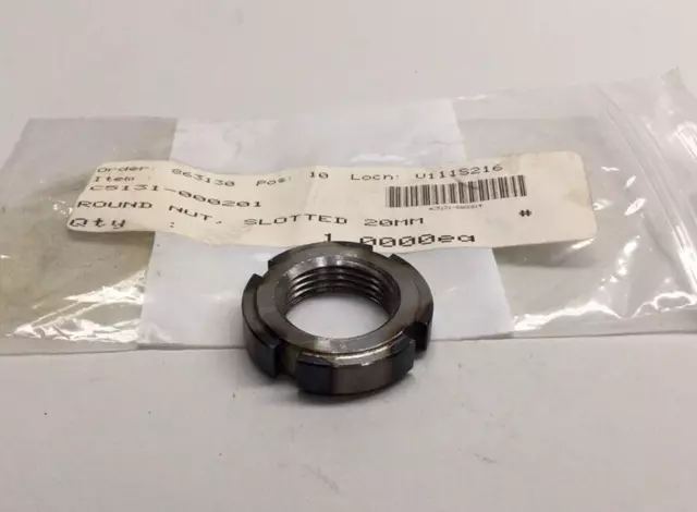 Okuma Type C5131-000201 Nut Slotted Ring M20 x 1.5 / 20mm