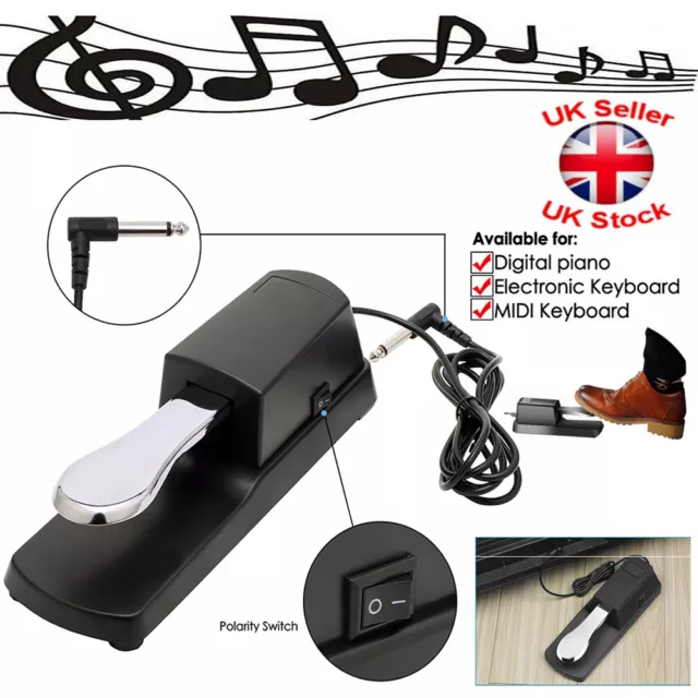 Universal Damper Sustain Pedal Switch for Yamaha Keyboards Digital Pianos