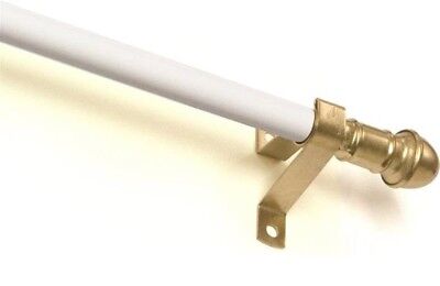Kenney KN386/1 Adjustable Cafe Rod, White, 28"  to 48"
