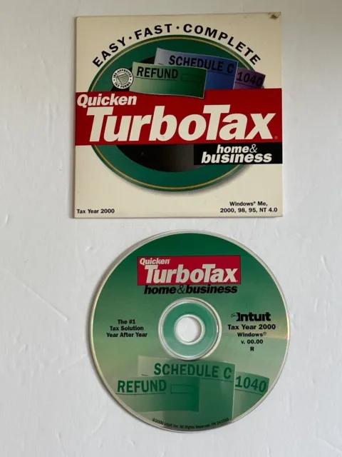 Quicken TurboTax Home & Business 2000