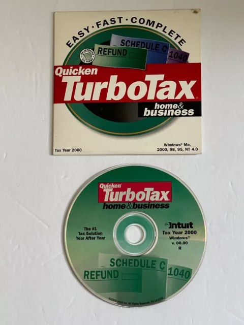 Quicken TurboTax Home & Business 2000
