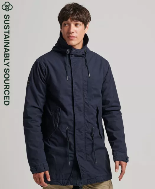 Superdry Mens Military Fishtail Parka Jacket