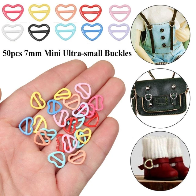 Botones de cinturón bolsas de muñecas accesorios hebilla triple planeo muñecas hebillas