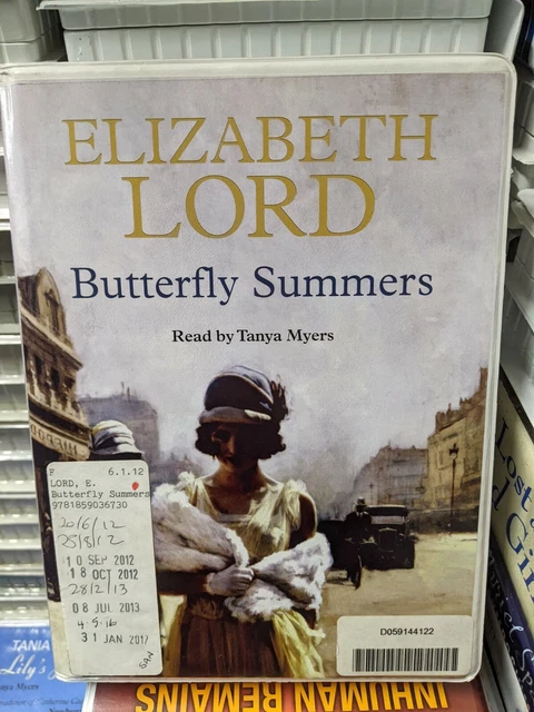 Butterfly Summers by Elizabeth Lord: Unabridged Cassette Audiobook