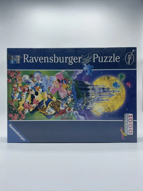 PUZZLE RAVENSBURGER 1000 Teile Disney Schloss Panorama Vertical ...