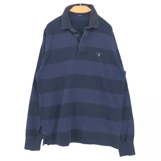 GANT Uomo Rugby Camicia Maglione Pullover Taglia XL