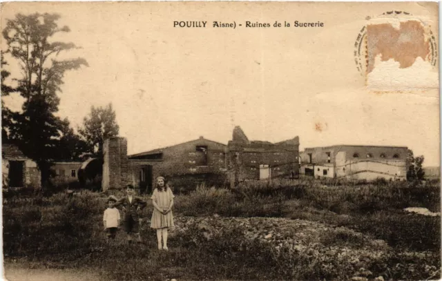 CPA AK Military Apouilly - Ruins of Sugar Factory (361756)