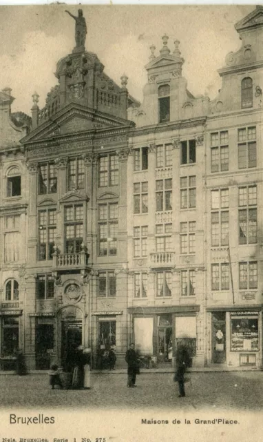 Belgique Bruxelles - Maisons de La Grand'Place Ancienne Carte Postale