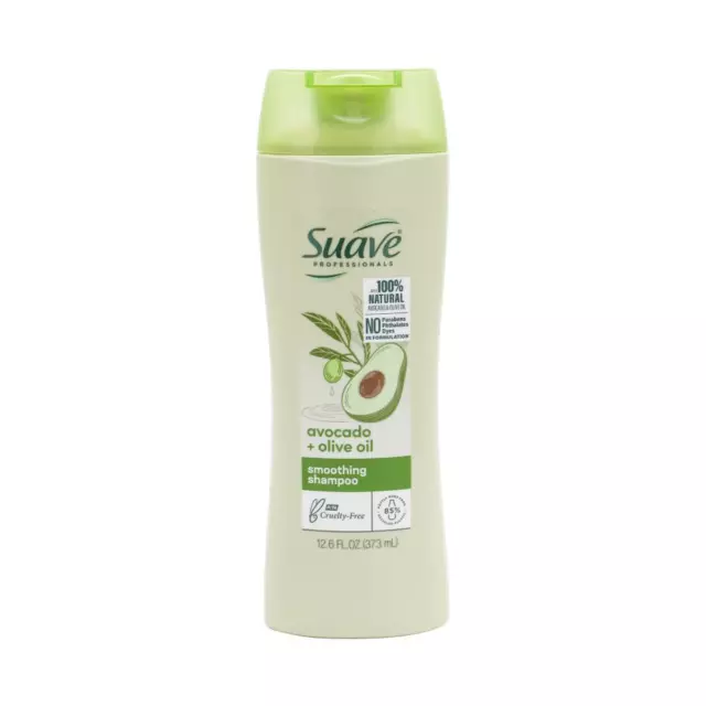 6x SUAVE 373mL SHAMPOO AVOCADO + OLIVE OIL