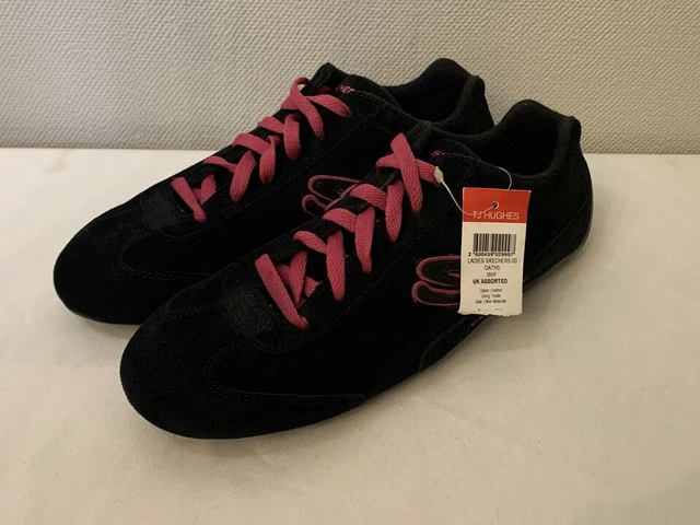 pink suede skechers