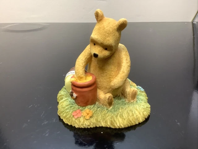 DISNEY CLASSIC WINNIE The Pooh Border Fine Arts Ornament Rare 9” Pooh