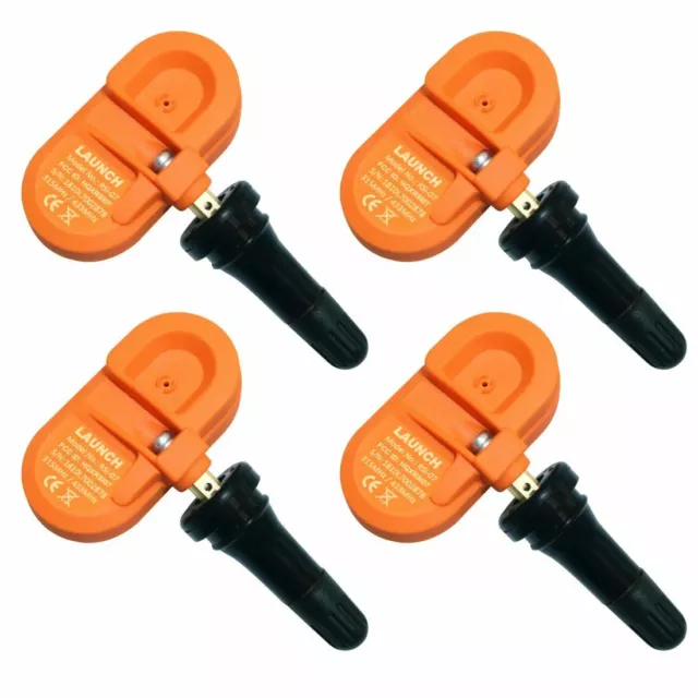 4 x RDKS TPMS Gummi Sensor passend für Chevrolet Camaro