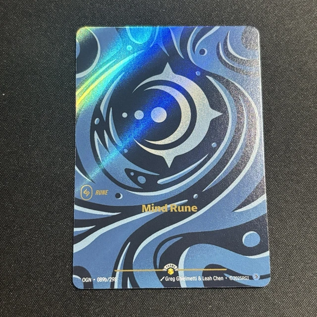 MIND RUNE 089B/298 Alt Art - Riftbound TCG - Nexus Night Promo Foil ...