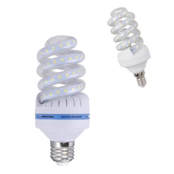 Lampadina Lampada A Led Smd 2835 E14 E27 Watt Spirale Basso Consumo Luce