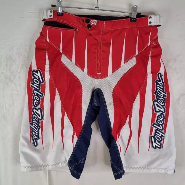Troy Lee Designs TLD Mountain Bike Sprint Shorts Size 30 Red White Blue America