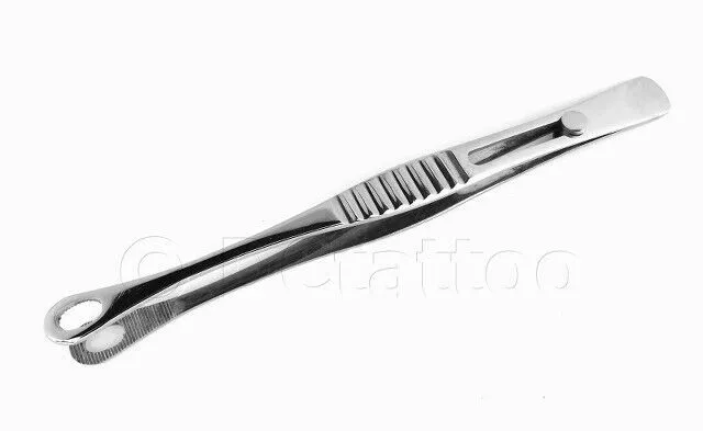 316l - Mini LOCKING FORESTER Tweezers clamps forceps  -Body Piercing !