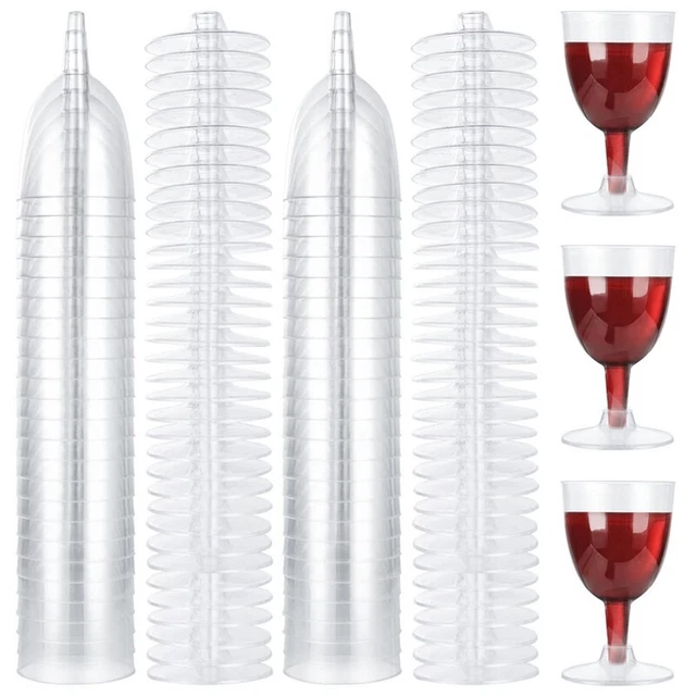 Porta Bicchieri Da Vino In Plastica - Set Da 2 - Con Nastro Adesivo Per Montaggio Senza Fori - Risparmia Spazio Per Cucina, Bar, Nero - copertina