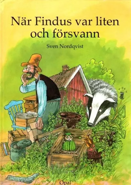 Buch Pettersson Pettson und Findus SCHWEDISCH När Findus var liten och försvann