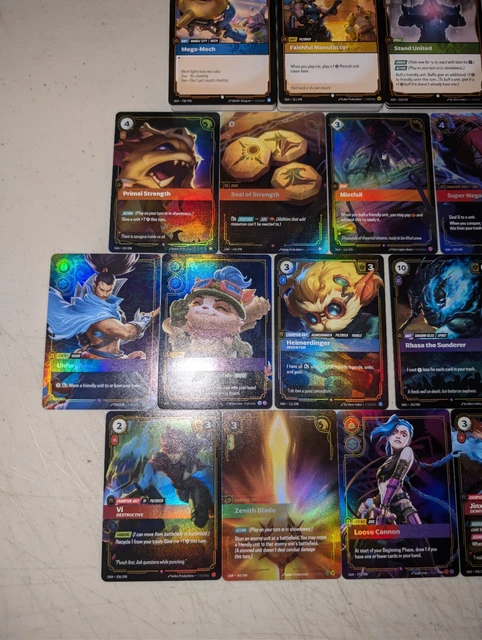RIFTBOUND LEAGUE OF Legends Arcane 112 Card Lot $65.00 - PicClick CA
