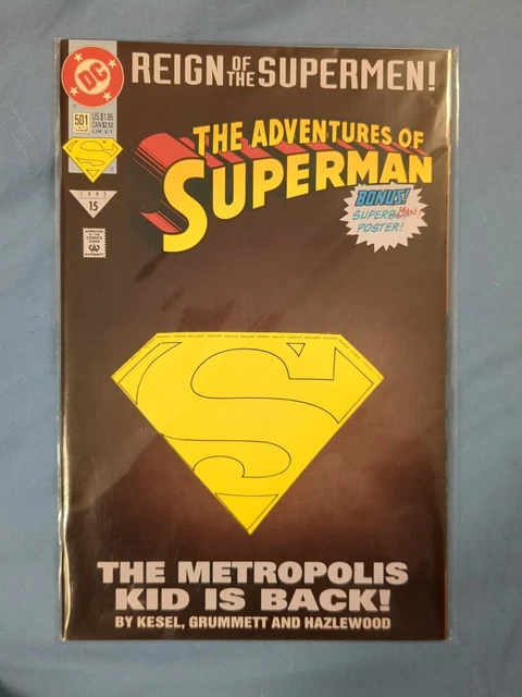 1993 DC COMICS: THE ADVENTURES OF SUPERMAN #501 Comic Book