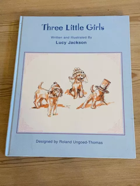 Irish Terrier Dog Story Book 1St 2001 "Three Little Girls" Lucy Jackson