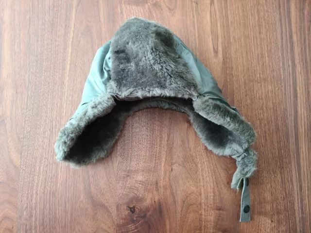 USGI USAF US Air Force Hood Helmet Flyers Winter B-9B Medium 1990 Alpha Ind.