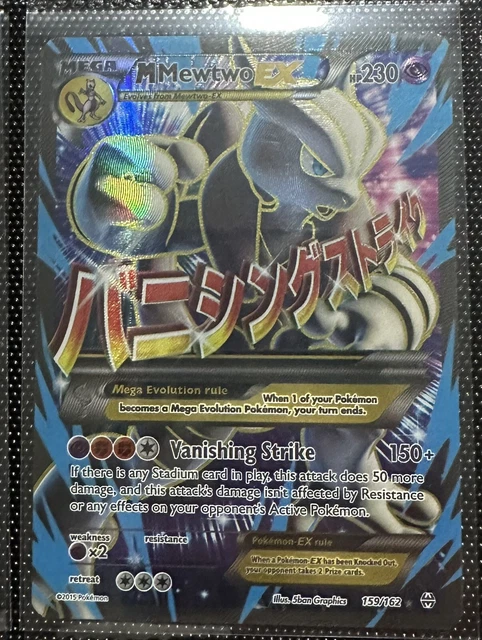 Pokémon TCG Mega-Mewtwo-EX BREAKthrough 159/162 Holo Full Art