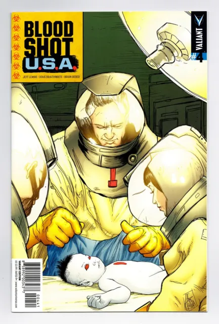 Bloodshot Usa #4 1:20 Pollina Variant Bagged Boarded Valiant Comics Vei Vf