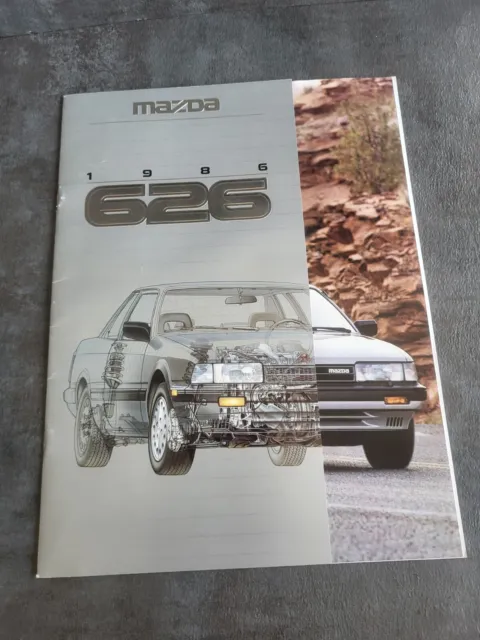 1986 Mazda 626 20-page Original Car Sales Brochure Catalog