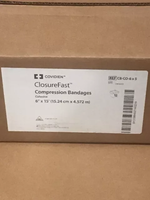 Covidien ClosureFast Compression Bandages Case Of 12 Rolls.