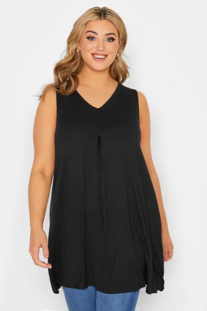 Yours Clothing Womens Plus Size  Swing Vest Top