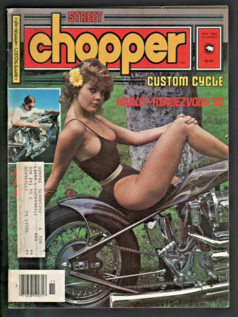 1982 November Street Chopper - Vintage Motorcycle Magazine - Harley Rendezvous