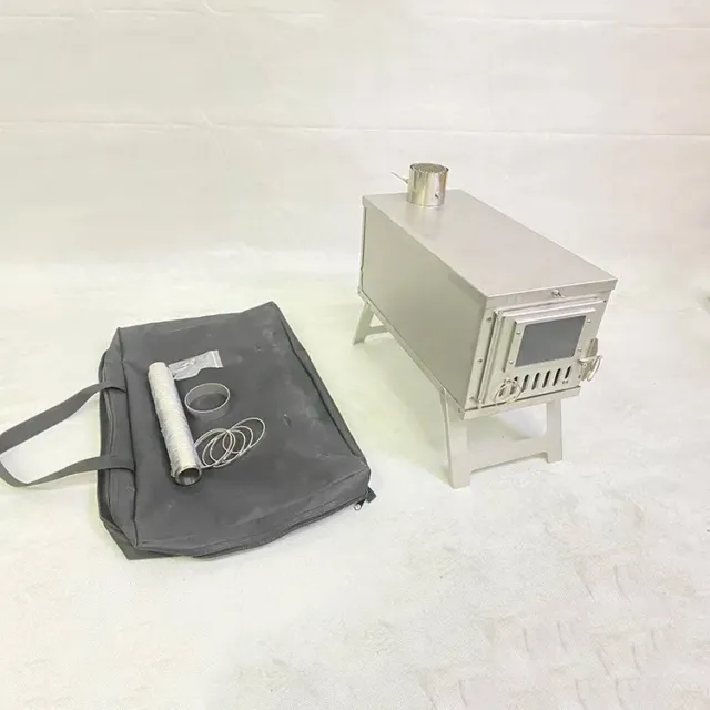 Collapsible Titanium Wood Stove