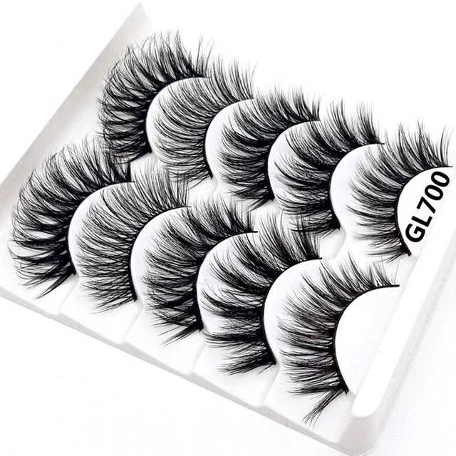 Heiß Mode Wimpern Wispy Make-up Natürlich Schwarz Verlängerung Werkzeug